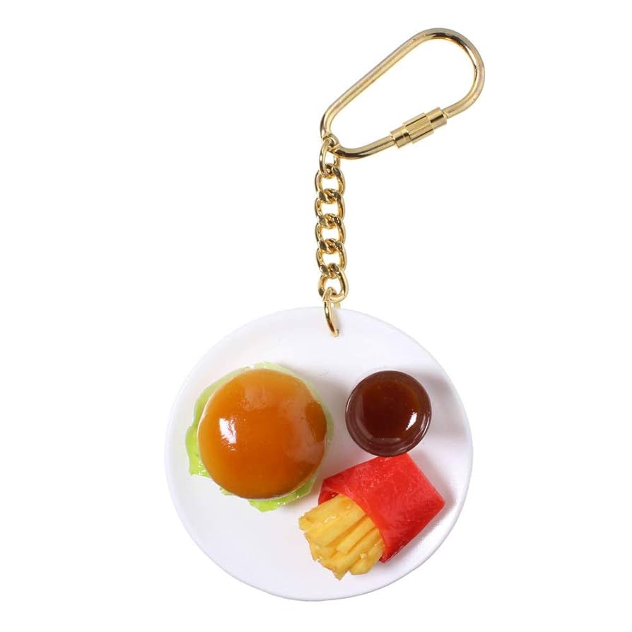 8個セット 食品サンプルキーホルダー THE 日本食 8種 海外お土産 Amazon.co.jp: 食品サンプル屋さんのキーホルダー（アメリカン